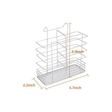 将图片加载到图库查看器，415 Multifunctional S-shaped Dual Layers Bowls &amp; Dishes &amp; Chopsticks &amp; Spoons Collection Shelf Dish Drai
