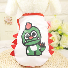 将图片加载到图库查看器，Cartoon Dog Shirt Summer Small Dog Clothes Chihuahua Tshirt Puppy Vest Yorkshire Terrier Pet Clothes Ropa Perro Pets Clothing
