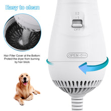 将图片加载到图库查看器，2-In-1 Portable Dog Dryer Dog Hair Dryer And Comb Brush Pet Grooming Cat Hair Comb Dog Fur Blower Low Noise
