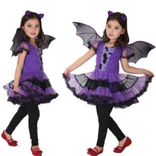 将图片加载到图库查看器，Halloween 2019   Fashion Toddler Kids Baby Girl Halloween Clothes Costume Dress+Hair Hoop+Bat Wing Outfit sep26
