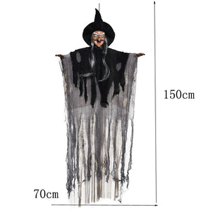 2M Big Devil Horror Halloween Hanging Ghosts Skull Skeleton Halloween Decorations Haunted House Bar Club Halloween Scary Ghosts