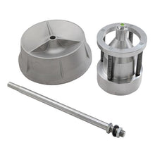 将图片加载到图库查看器，Portable Hubs Wheel Balancer W/ Bubble Level Heavy Duty Rim Tire Cars Truck Silver
