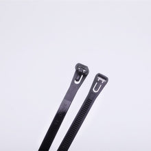 将图片加载到图库查看器，20PCS Zip Ties Releasable Cable Tie color Black and White Plastic 8mm*150mm 8*200 8*250 8*300 8*400 8*450mm
