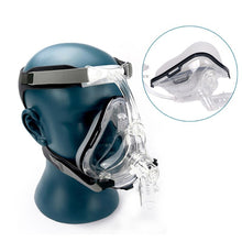 将图片加载到图库查看器，Sarah Full Face Mask CPAP Auto CPAP BiPAP Mask With Free Headgear White S M L for Sleep Apnea OSAHS OSAS Snoring People
