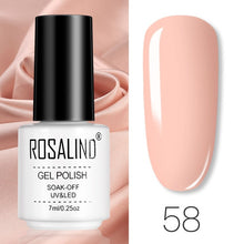 将图片加载到图库查看器，ROSALIND Gel Polish Set Manicure for Nails Semi Permanent Vernis top coat UV LED Gel Varnish Soak Off Nail Art Gel Nail Polish
