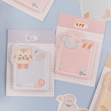 将图片加载到图库查看器，Cartoon Small Animal Sticky Notes N-time Sticker Set
