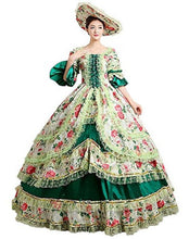 将图片加载到图库查看器，Top Sale Renaissance Wench Gothic Princess Dress Ball Gown Vampire Theatre Halloween Costume
