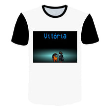 将图片加载到图库查看器，Game Among Us t-shirt for boy, Crewmate Impostor t-shirt, funny tees, boys t-shirt, mang t-shirt
