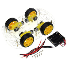 将图片加载到图库查看器，2019 4/2WD Robot Smart Car Chassis Kits with Speed Encoder for Arduino 51 M26 DIY Education Robot Smart Car Kit For Student kids

