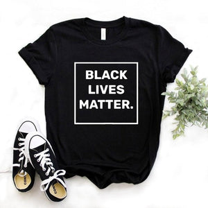 Black Lives Matter square Women Tshirts Cotton Casual Funny t Shirt For Lady  Top Tee Hipster 6 Color Drop Ship NA-464