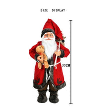 将图片加载到图库查看器，Santa Claus Doll Large 30*20cm 2020 Christmas Tree Ornament New Year Home Decoration Natal Kids Gift Merry Christmas Decorations
