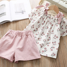 将图片加载到图库查看器，Bear Leader Girls Clothing Sets 2020 New Fashion Girls Summer Striped Clothes Outfits T-Shirt and Pants Kid Casual Clothing 2 6Y
