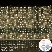 将图片加载到图库查看器，Sarah Curtain Light Christmas Decorations for Home Christmas Ornaments Christmas Tree Decorations Christmas Gift New Year 2020 navidad
