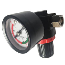 将图片加载到图库查看器，HVLP Spray Gun Air Regulator Pressure Gauge
