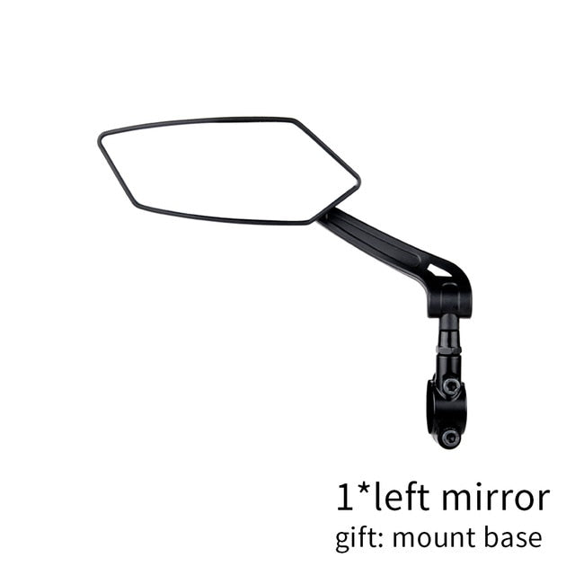 test EasyDo Bicycle Rear View Mirror Bike Cycling Wide Range Back Sight Reflector Adjustable Left Right Mirrors