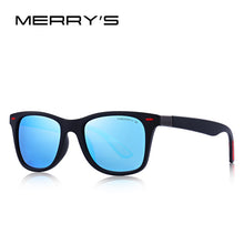 将图片加载到图库查看器，Men Women Classic Retro Rivet Polarized Sunglasses Lighter Design Square Frame 100% UV Protection
