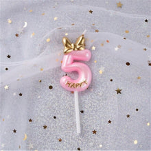 将图片加载到图库查看器，Cake Number Topper Birthday Party Cake Decoration 0 1 2 3 4 5 6 7 8 9 Anniversary Cake Numbers Age Party Decoration
