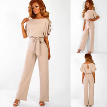 将图片加载到图库查看器，European and American Style Solid Color High Quality Women&#39;s Jumpsuit Fashion luxury Pants Desinger Lady Clothes 2019 Playsuits
