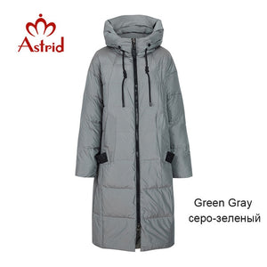 Astrid 2019 Winter new arrival down jacket women loose clothing outerwear quality with a hood fashion style winter coat AR-7038