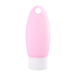 60ML Silicone Protective Cover Hand SanitizePortable Mini Empty Bottle Portable Hand Sanitizer Silicone Bottle Can Hung Outdoor