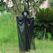 将图片加载到图库查看器，2M Big Devil Horror Halloween Hanging Ghosts Skull Skeleton Halloween Decorations Haunted House Bar Club Halloween Scary Ghosts
