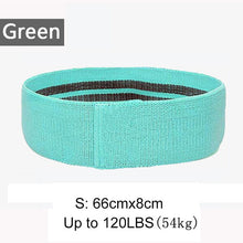 将图片加载到图库查看器，Pilates Hip Circle Anti Slip Yoga Belt Resistance Bands Home Fitness Loop Booty Elastic Training Rubber Cotton Workout Exercise
