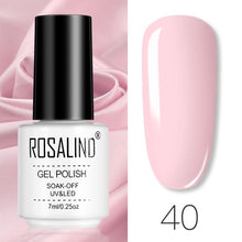 将图片加载到图库查看器，ROSALIND Gel Polish Set Manicure for Nails Semi Permanent Vernis top coat UV LED Gel Varnish Soak Off Nail Art Gel Nail Polish
