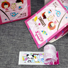 将图片加载到图库查看器，100PCs Waterproof Breathable Cute Cartoon Band Aid Hemostasis Adhesive Bandages First Aid Emergency Kit For Kids Children
