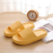 将图片加载到图库查看器，Thick Sole House Slippers Men Women Non-slip Bathroom Footwear Boys Girls Lovers Flops Summer Beach Sandals Large Women Shoes
