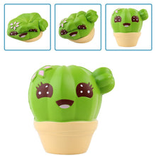 将图片加载到图库查看器，Cactus Cream Scented Soft Slow Rising Extrusion Strap Kids Toy
