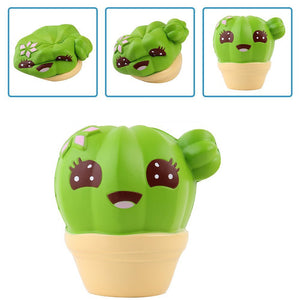 Cactus Cream Scented Soft Slow Rising Extrusion Strap Kids Toy