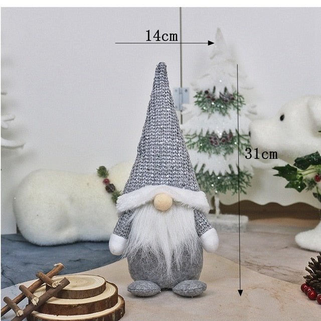 Santa Claus Doll Large 30*20cm 2020 Christmas Tree Ornament New Year Home Decoration Natal Kids Gift Merry Christmas Decorations