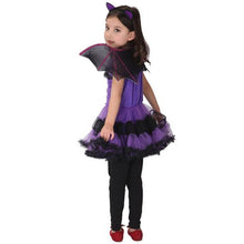 将图片加载到图库查看器，Halloween 2019   Fashion Toddler Kids Baby Girl Halloween Clothes Costume Dress+Hair Hoop+Bat Wing Outfit sep26
