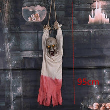 将图片加载到图库查看器，2M Big Devil Horror Halloween Hanging Ghosts Skull Skeleton Halloween Decorations Haunted House Bar Club Halloween Scary Ghosts
