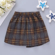 将图片加载到图库查看器，Newborn Infant Baby Girls Plaid  Skirt Thick Warm Overskirt Outfits Clothes Fashion O-neck Newborn Baby Girl Winter 2019
