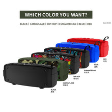 将图片加载到图库查看器，sarah New Portable Bluetooth Speaker Wireless Mini Column For Phone Computer Outdoor Loudspeaker Stereo Music Surround Bass Speaker
