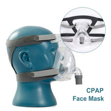 将图片加载到图库查看器，Sarah Full Face Mask CPAP Auto CPAP BiPAP Mask With Free Headgear White S M L for Sleep Apnea OSAHS OSAS Snoring People

