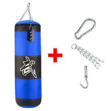 将图片加载到图库查看器，Empty Boxing Sandbag Home Fitness Hook Hanging Kick Punching Bag Boxing Training Fight Karate Punch Muay Thai Sand Bag
