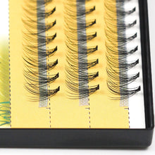 将图片加载到图库查看器，60pcs Professional Makeup Individual Cluster EyeLashes Grafting Fake False Eyelashes eyelash extension individual eyelash bunche
