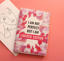 将图片加载到图库查看器，The Japanese Fresh style Passport Holder,PU Leather Travel Passport Cover Credit Card ID Card Holder Size:10*14CM
