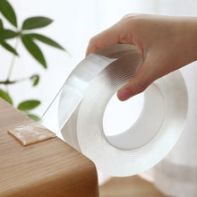 将图片加载到图库查看器，1M/3M/5M Nano magic Tape Double Sided Tape Transparent NoTrace Reusable Waterproof Adhesive Tape Cleanable Home gekkotape
