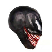 将图片加载到图库查看器，Black Venom Helmet Tom Hardy Suit Halloween Mask Cosplay Costume Party Hot Movie Game PS4 Adult Kid Clothes
