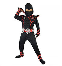 将图片加载到图库查看器，Halloween Party Children Naruto Jumpsuit Warrior Anime Cosplay Costume Kid Masquerade Ninja Akatsuki Sasuke Martial Arts Uniform
