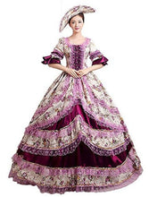 将图片加载到图库查看器，Top Sale Renaissance Wench Gothic Princess Dress Ball Gown Vampire Theatre Halloween Costume
