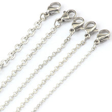 将图片加载到图库查看器，Stainless steel O-chain jewelry chain
