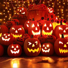 将图片加载到图库查看器，Halloween Pumpkin LED Light Lamp Creative Lantern Home Props Pumpkin Bar Horror citrouilles halloween pumpkin Lantern decor
