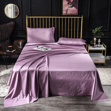 将图片加载到图库查看器，600TC Egyptian Cotton Luxury Solid Color Bed Sheet Bedsheet Flat Sheet Linens Bedding Sheets Pillowcase Soft Warm Home Textile#s
