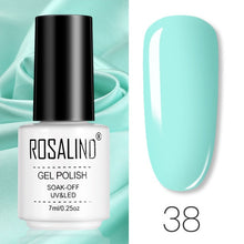 将图片加载到图库查看器，ROSALIND Gel Polish Set Manicure for Nails Semi Permanent Vernis top coat UV LED Gel Varnish Soak Off Nail Art Gel Nail Polish
