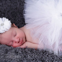 将图片加载到图库查看器，Newborn Photography Props Baby Photo Props Tulle Tutu Skirt Bowknot Photography for 0-6 Months Baby Girl Newborn Fotografia
