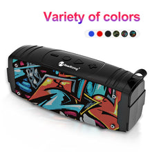 将图片加载到图库查看器，sarah New Portable Bluetooth Speaker Wireless Mini Column For Phone Computer Outdoor Loudspeaker Stereo Music Surround Bass Speaker
